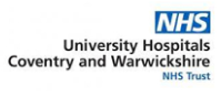 University Hospitals Coventry & Warwickshire